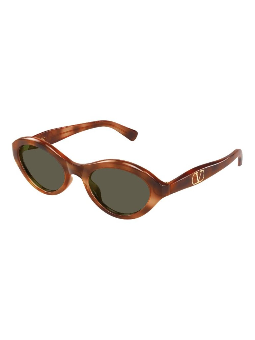 New Valentino Women's Sunglasses Havana Brown Lens Acetate Frame VG0008SA 002 53